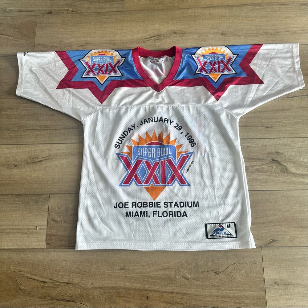 Apex White Super Bowl XXIX Jersey